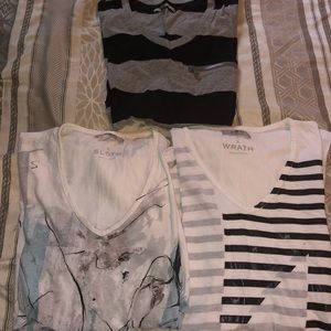 7 for all mankind v-neck bundle